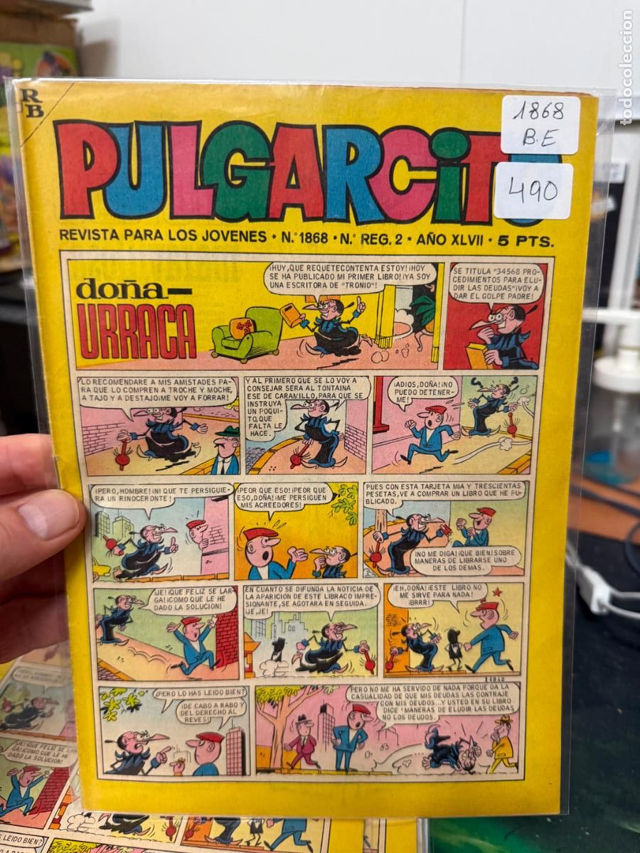 Tebeos: PULGARCITO EDITORIAL BRUGUERA NUMERO 1868