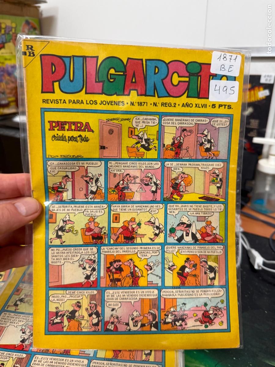 Tebeos: PULGARCITO EDITORIAL BRUGUERA NUMERO 1871
