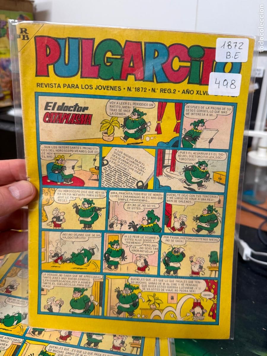 Tebeos: PULGARCITO EDITORIAL BRUGUERA NUMERO 1872