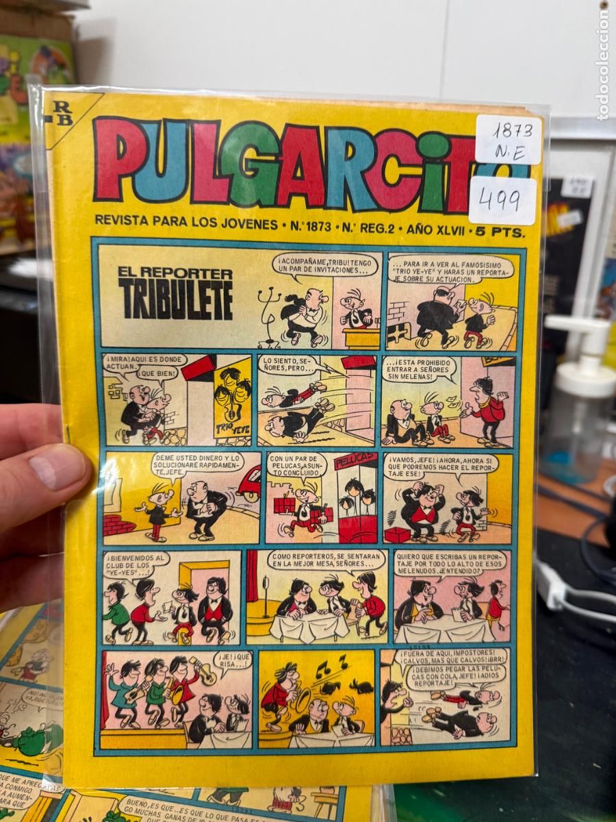 Tebeos: PULGARCITO EDITORIAL BRUGUERA NUMERO 1873