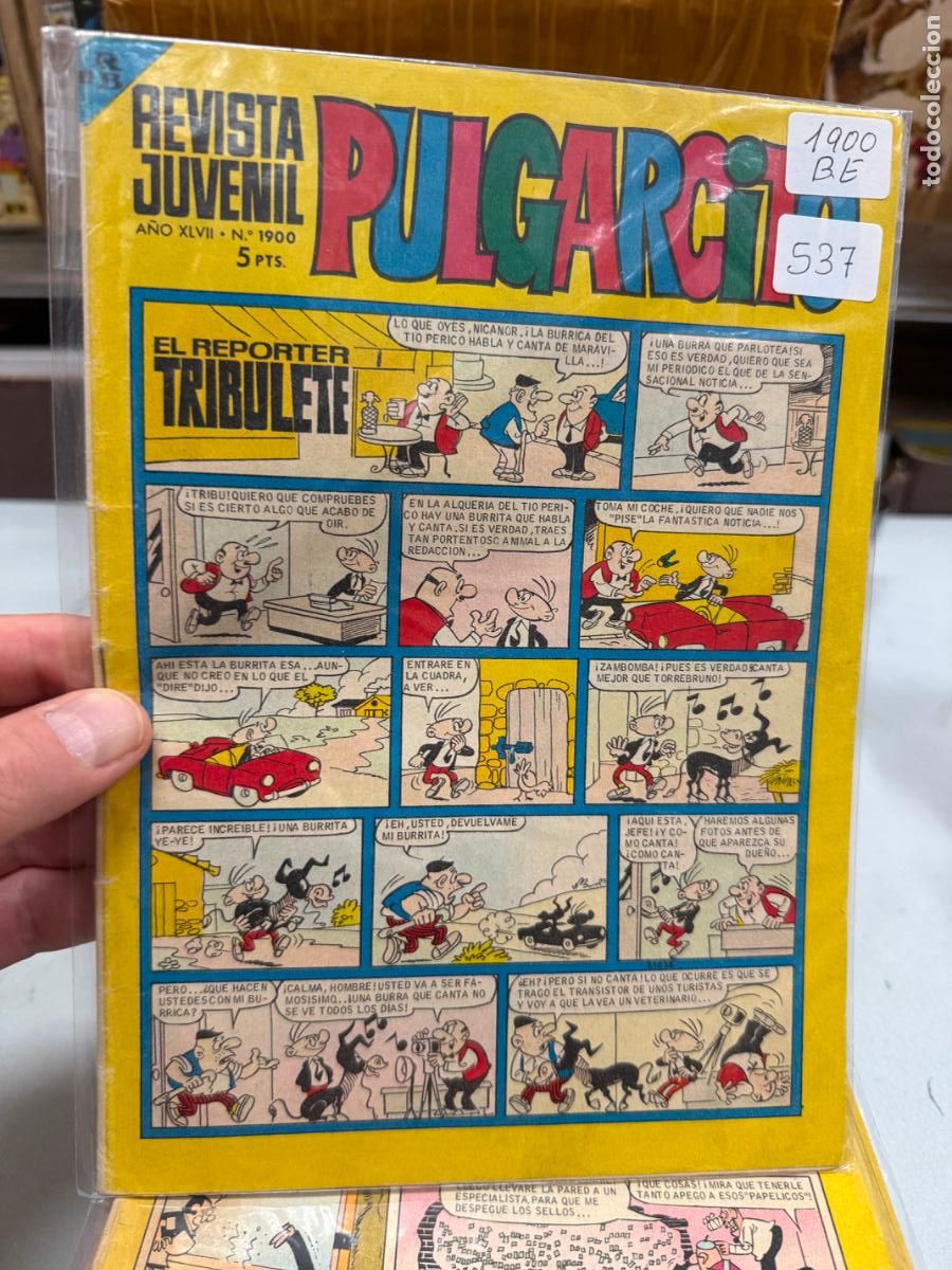 Tebeos: PULGARCITO EDITORIAL BRUGUERA NUMERO 1900