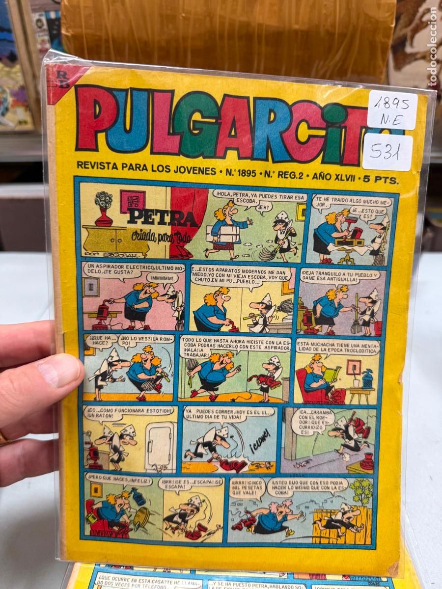 Tebeos: PULGARCITO EDITORIAL BRUGUERA NUMERO 1895