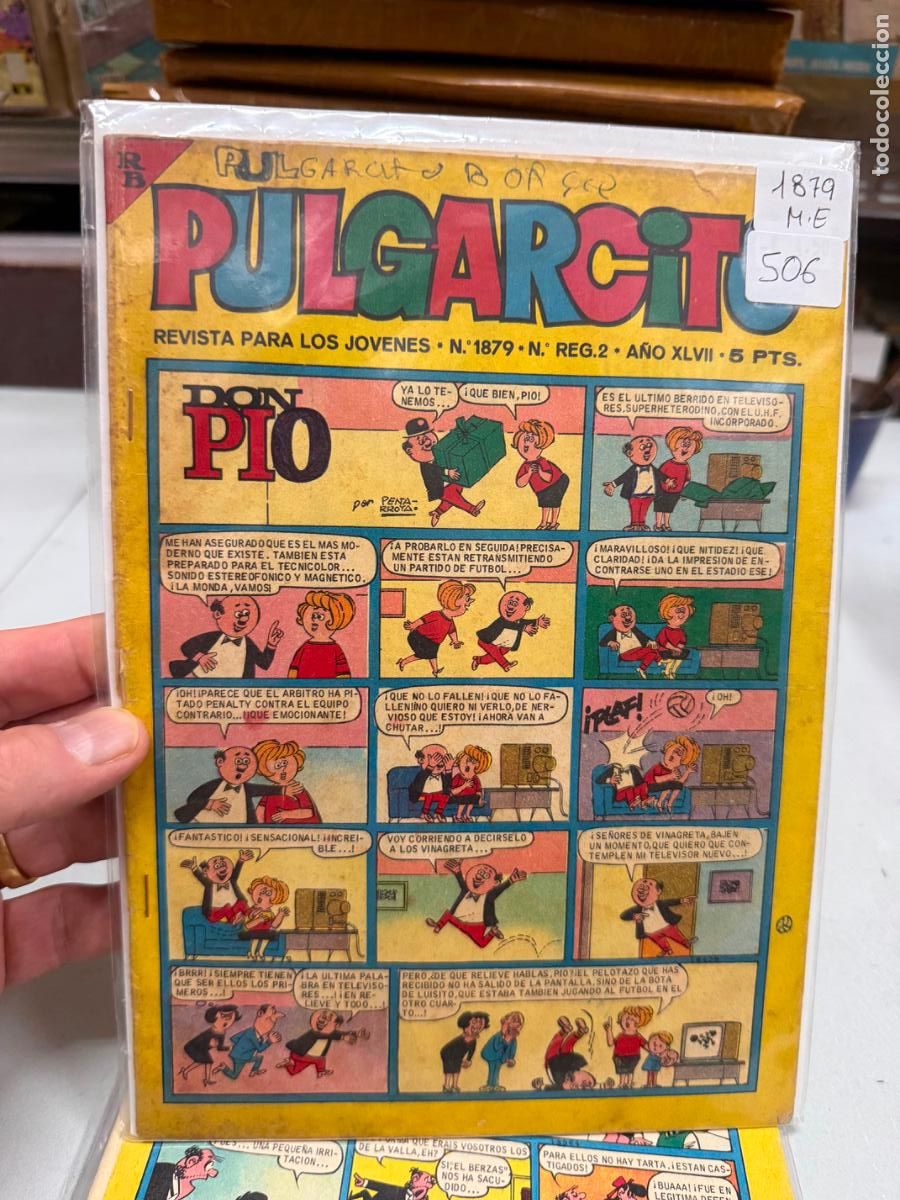 Tebeos: PULGARCITO EDITORIAL BRUGUERA NUMERO 1879