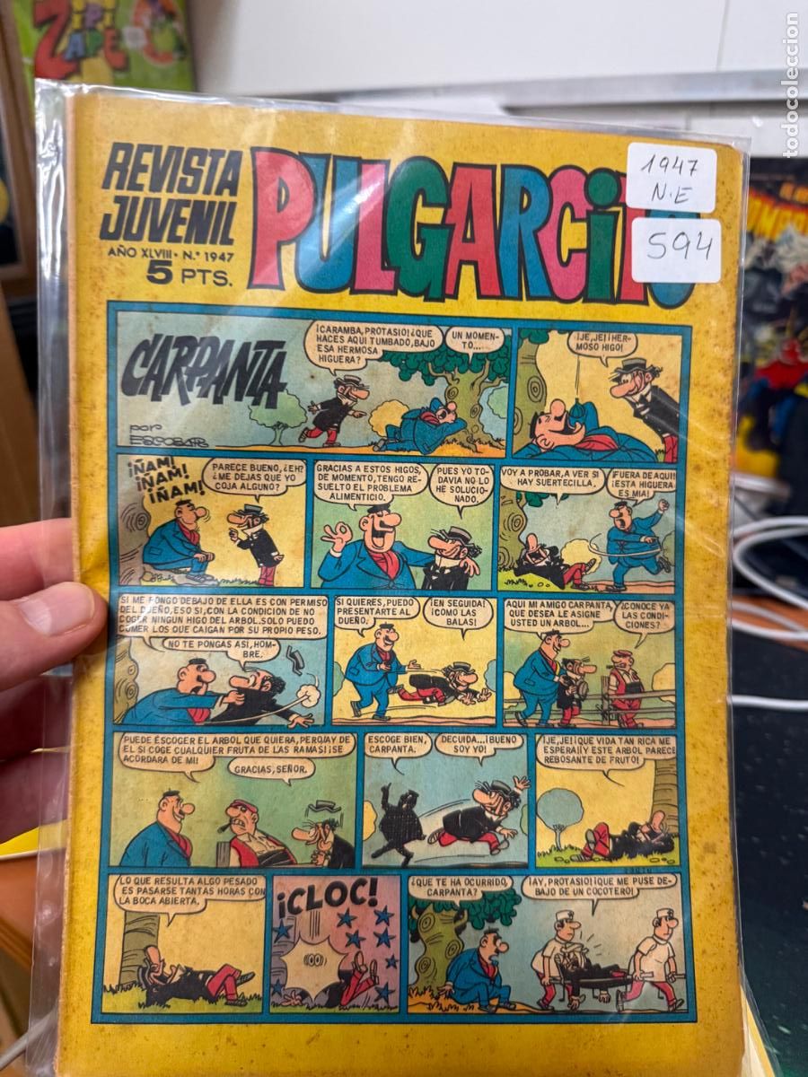 Tebeos: PULGARCITO EDITORIAL BRUGUERA NUMERO 1947