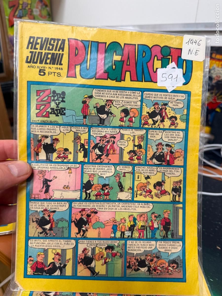 Tebeos: PULGARCITO EDITORIAL BRUGUERA NUMERO 1946