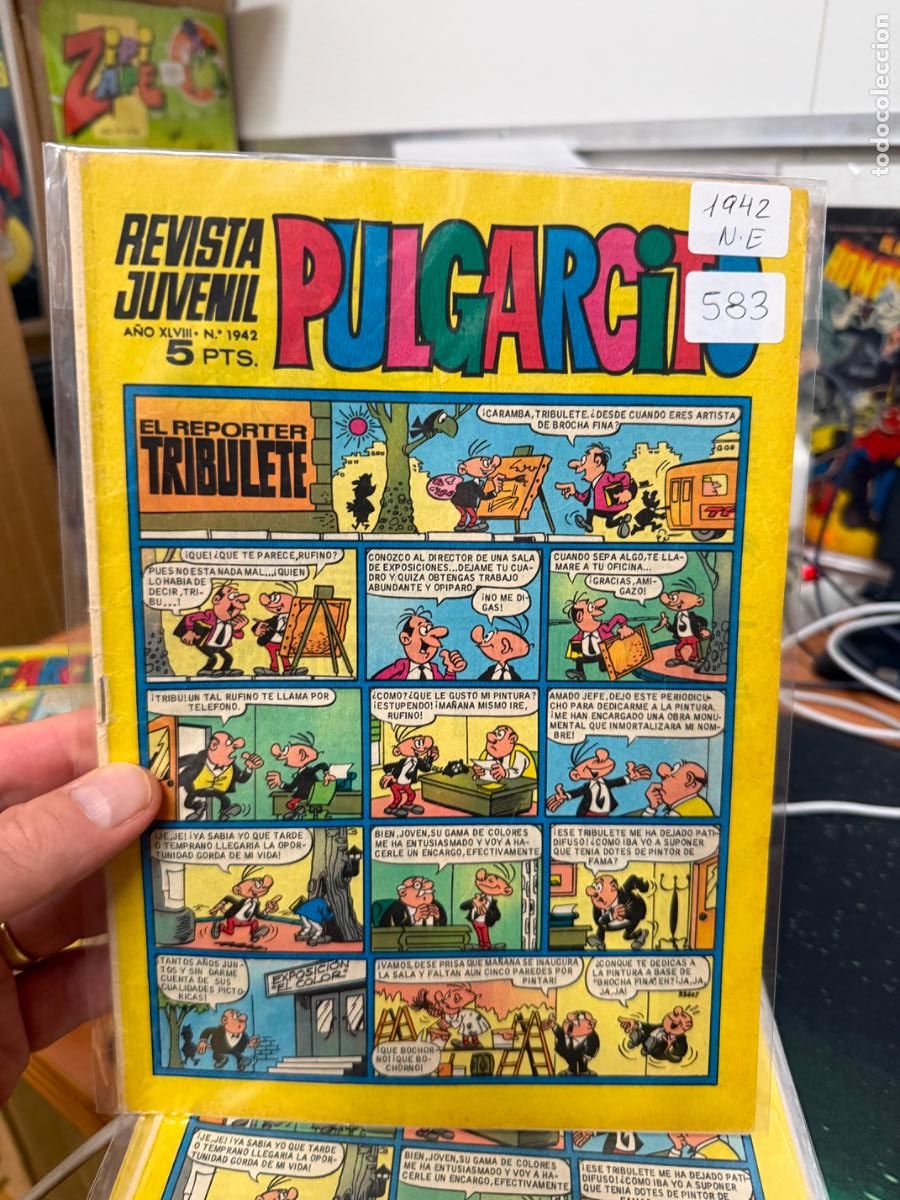 Tebeos: PULGARCITO EDITORIAL BRUGUERA NUMERO 1942