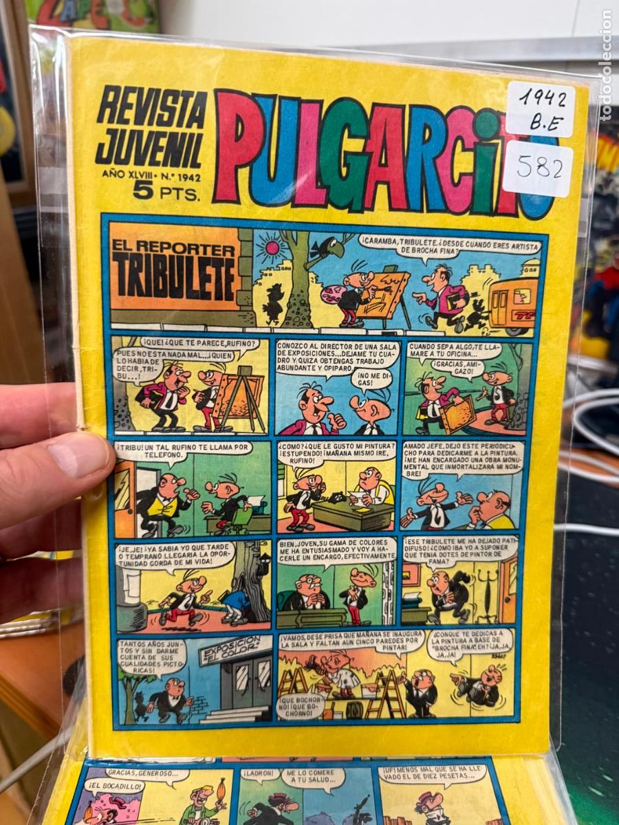 Tebeos: PULGARCITO EDITORIAL BRUGUERA NUMERO 1942