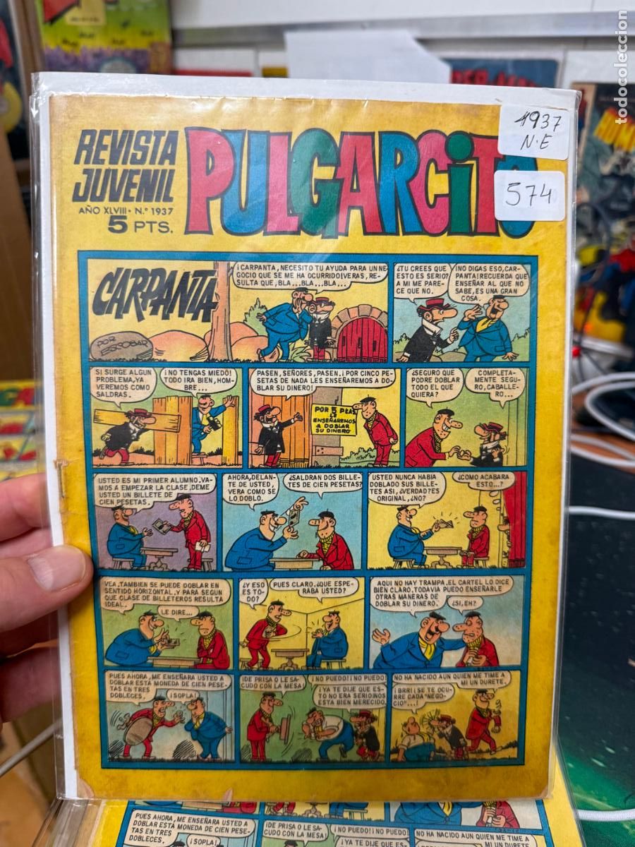 Tebeos: PULGARCITO EDITORIAL BRUGUERA NUMERO 1937