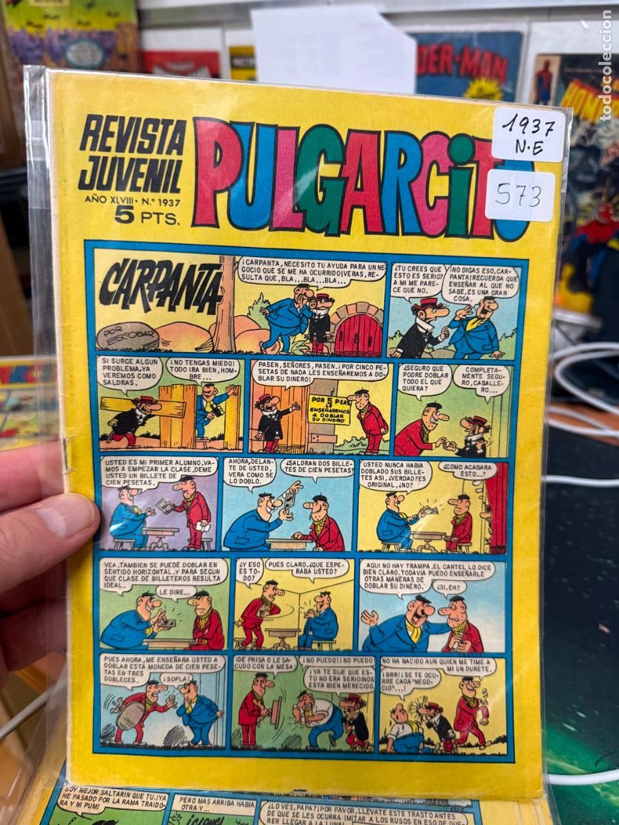 Tebeos: PULGARCITO EDITORIAL BRUGUERA NUMERO 1937