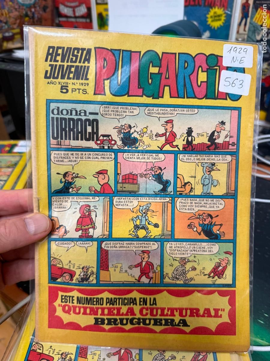 Tebeos: PULGARCITO EDITORIAL BRUGUERA NUMERO 1929