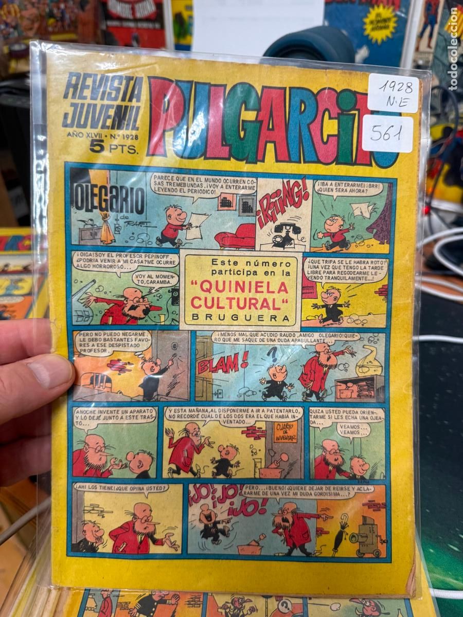 Tebeos: PULGARCITO EDITORIAL BRUGUERA NUMERO 1928