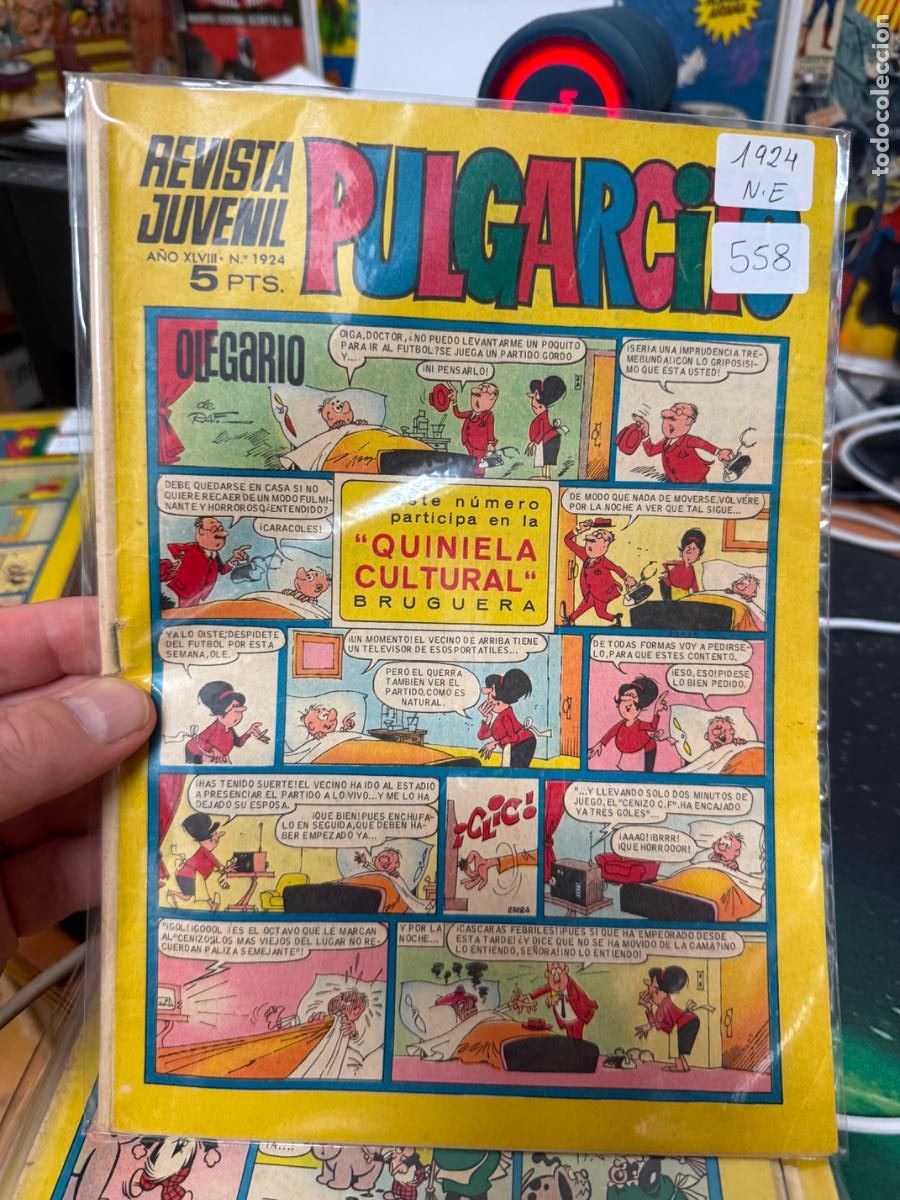 Tebeos: PULGARCITO EDITORIAL BRUGUERA NUMERO 1924