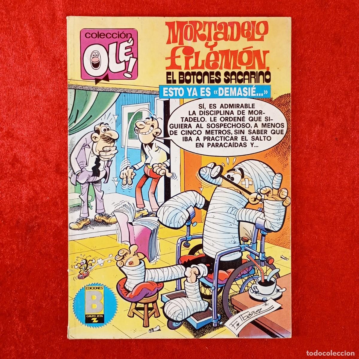 Tebeos: MORTADELO Y FILEM&Oacute;N - EL BOTONOS SACARINO - F. IB&Aacute;&Ntilde;EZ - COLECCI&Oacute;N OL&Eacute;! - EDICIONES B / 1506