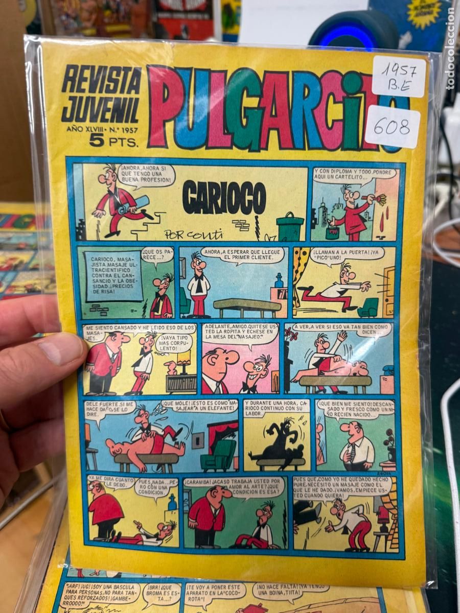Tebeos: PULGARCITO EDITORIAL BRUGUERA NUMERO 1957
