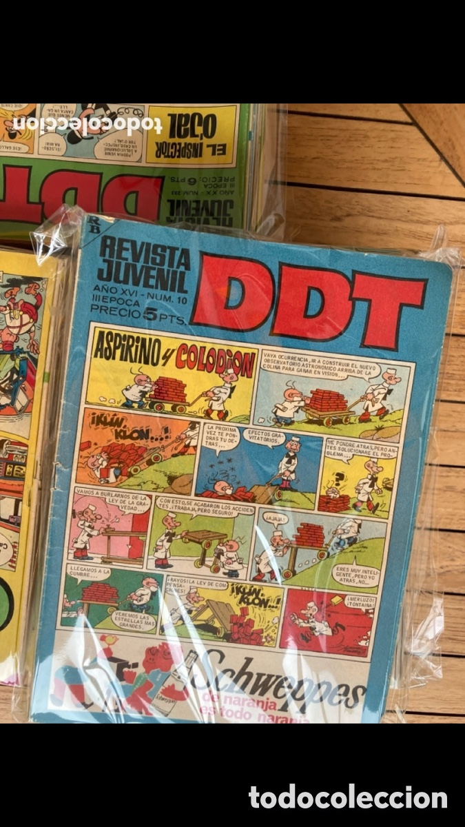 Tebeos: DDT - Lote n&uacute;meros 14 y 32 - REVISTA JUVENIL - BRUGUERA