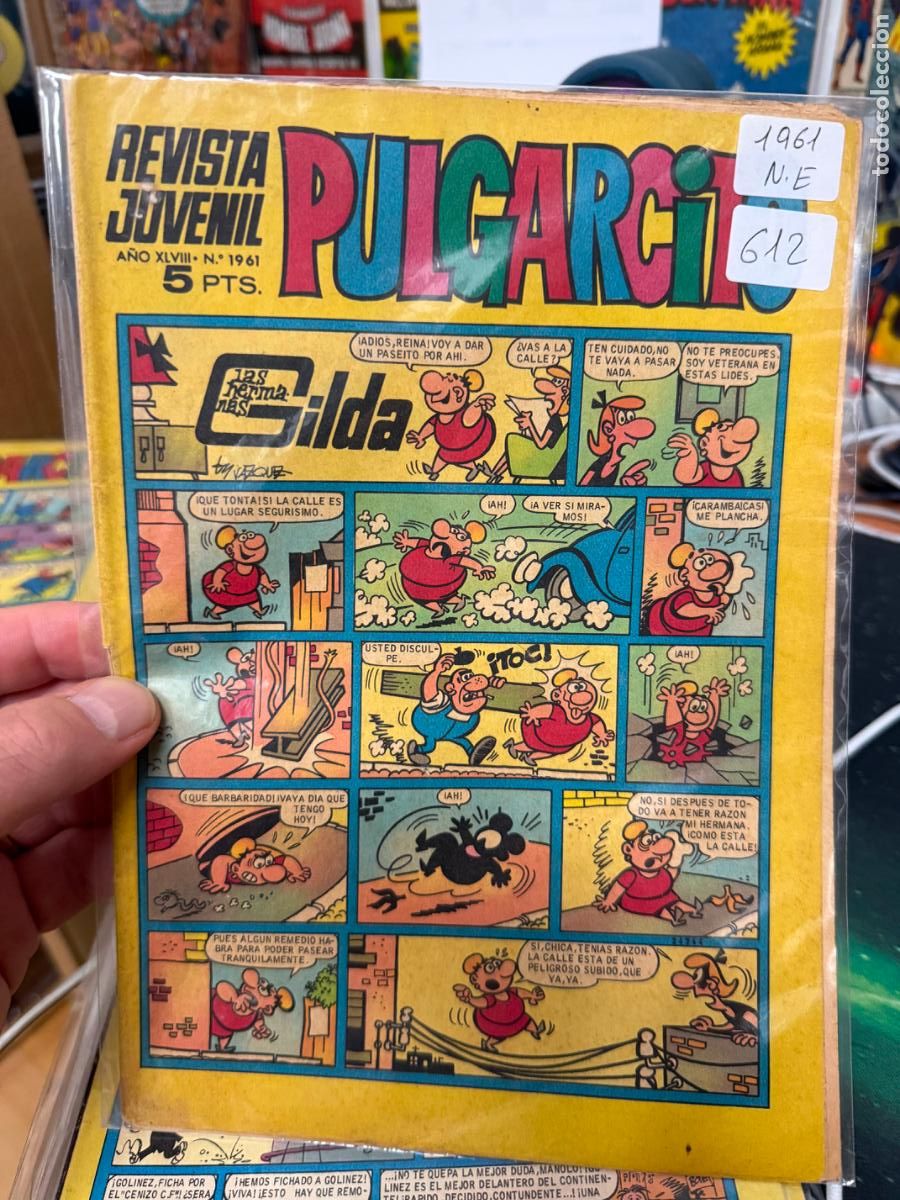 Tebeos: PULGARCITO EDITORIAL BRUGUERA NUMERO 1961