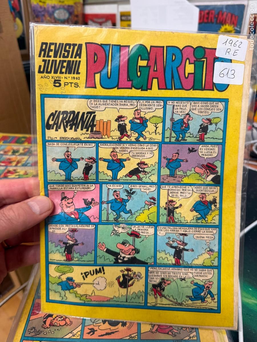 Tebeos: PULGARCITO EDITORIAL BRUGUERA NUMERO 1962