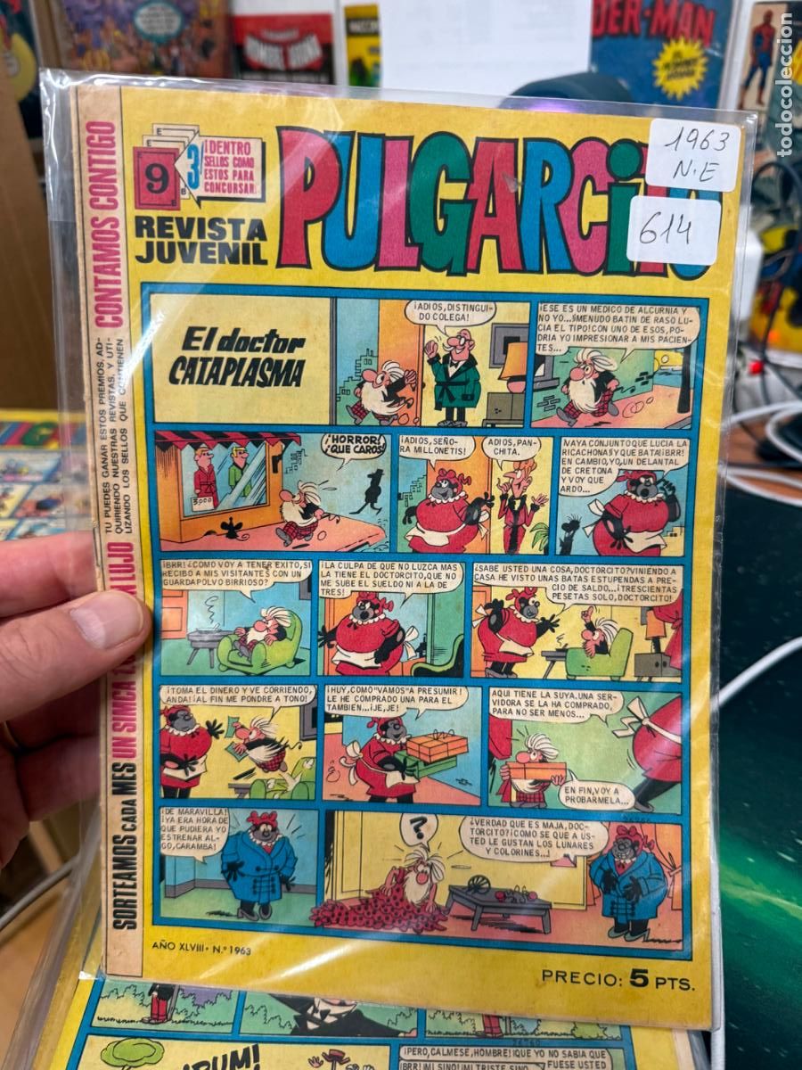 Tebeos: PULGARCITO EDITORIAL BRUGUERA NUMERO 1963