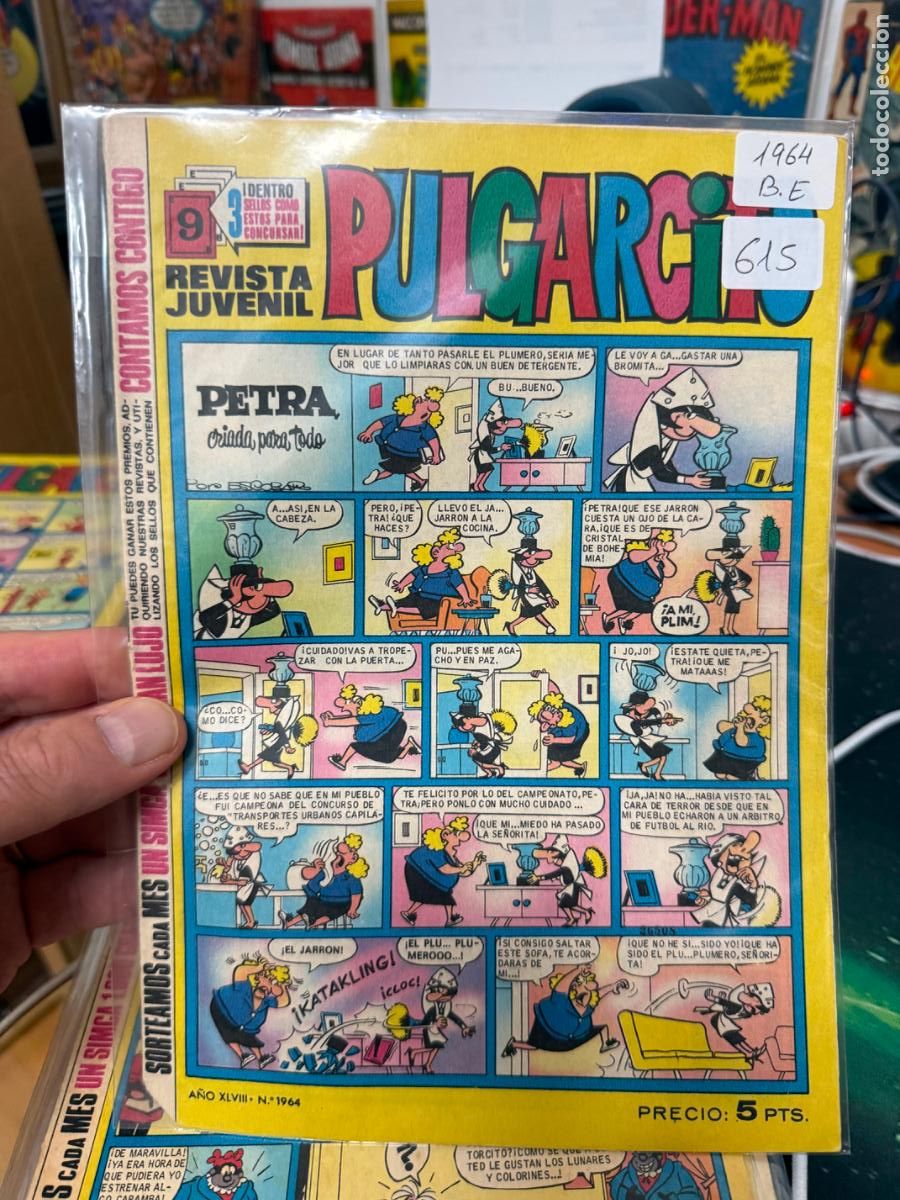 Tebeos: PULGARCITO EDITORIAL BRUGUERA NUMERO 1964