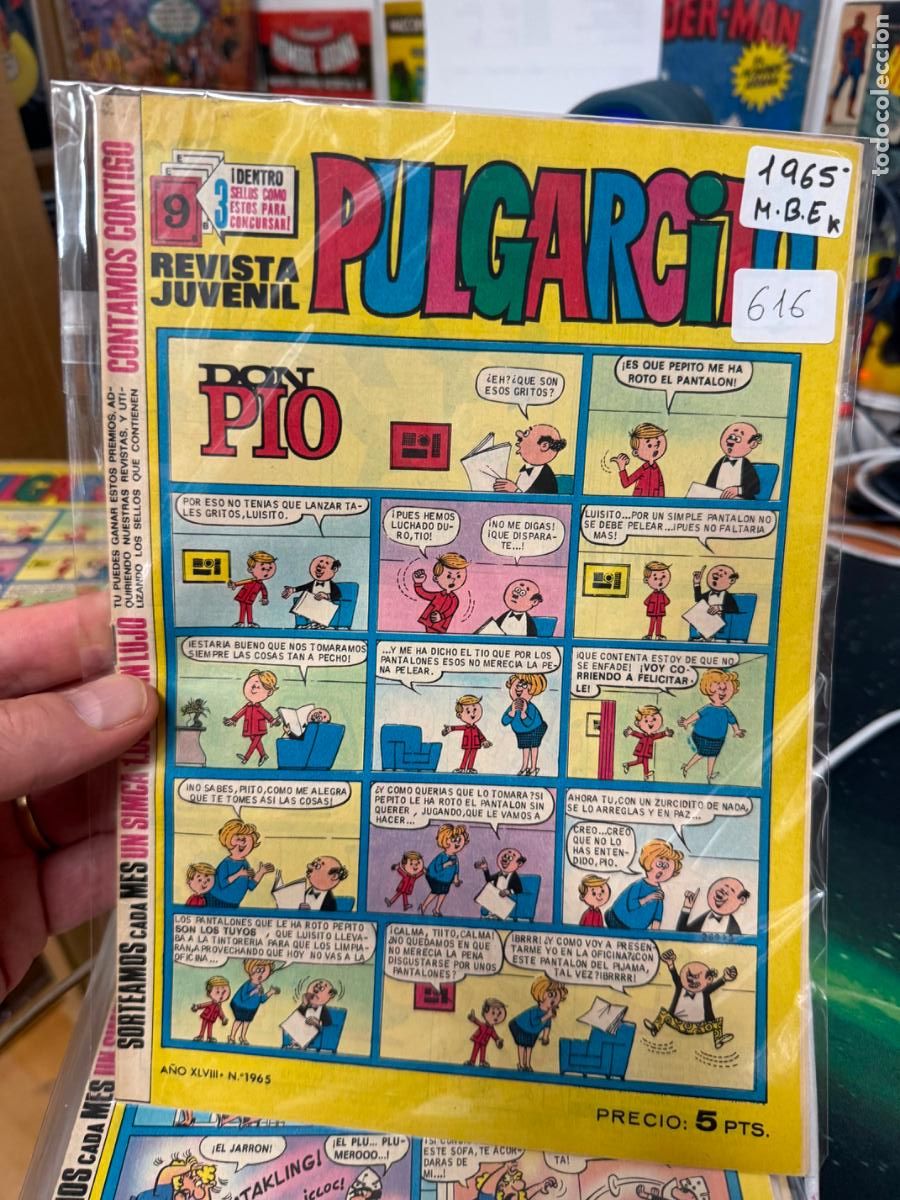 Tebeos: PULGARCITO EDITORIAL BRUGUERA NUMERO 1965