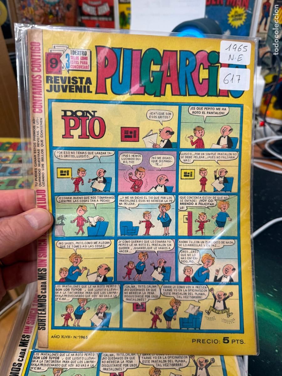 Tebeos: PULGARCITO EDITORIAL BRUGUERA NUMERO 1965