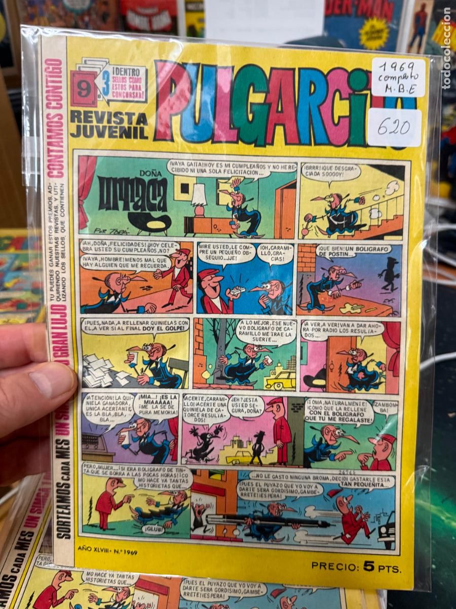 Comics: PULGARCITO EDITORIAL BRUGUERA NUMERO 1969