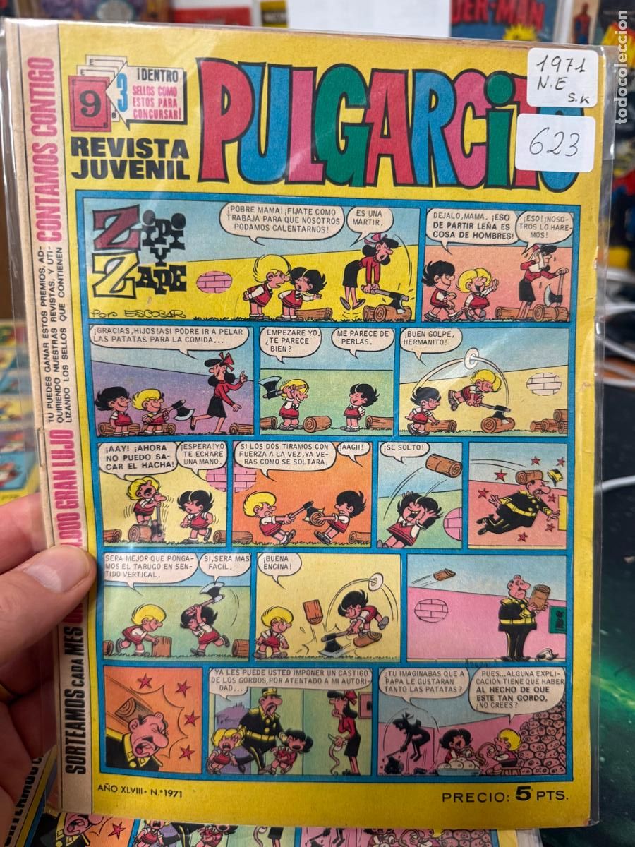 BDs: PULGARCITO EDITORIAL BRUGUERA NUMERO 1971