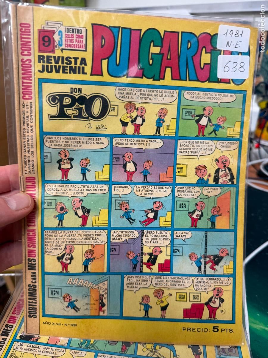 Tebeos: PULGARCITO EDITORIAL BRUGUERA NUMERO 1981