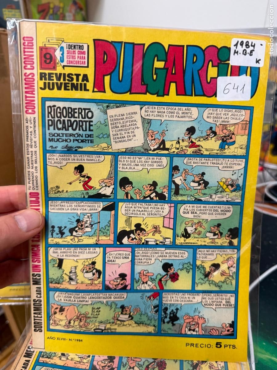 Tebeos: PULGARCITO EDITORIAL BRUGUERA NUMERO 1984