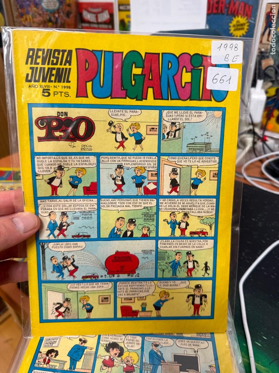 Tebeos: PULGARCITO EDITORIAL BRUGUERA NUMERO 1998