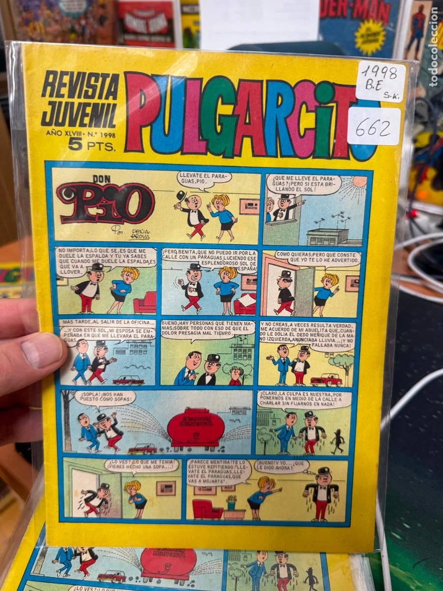 Tebeos: PULGARCITO EDITORIAL BRUGUERA NUMERO 1998