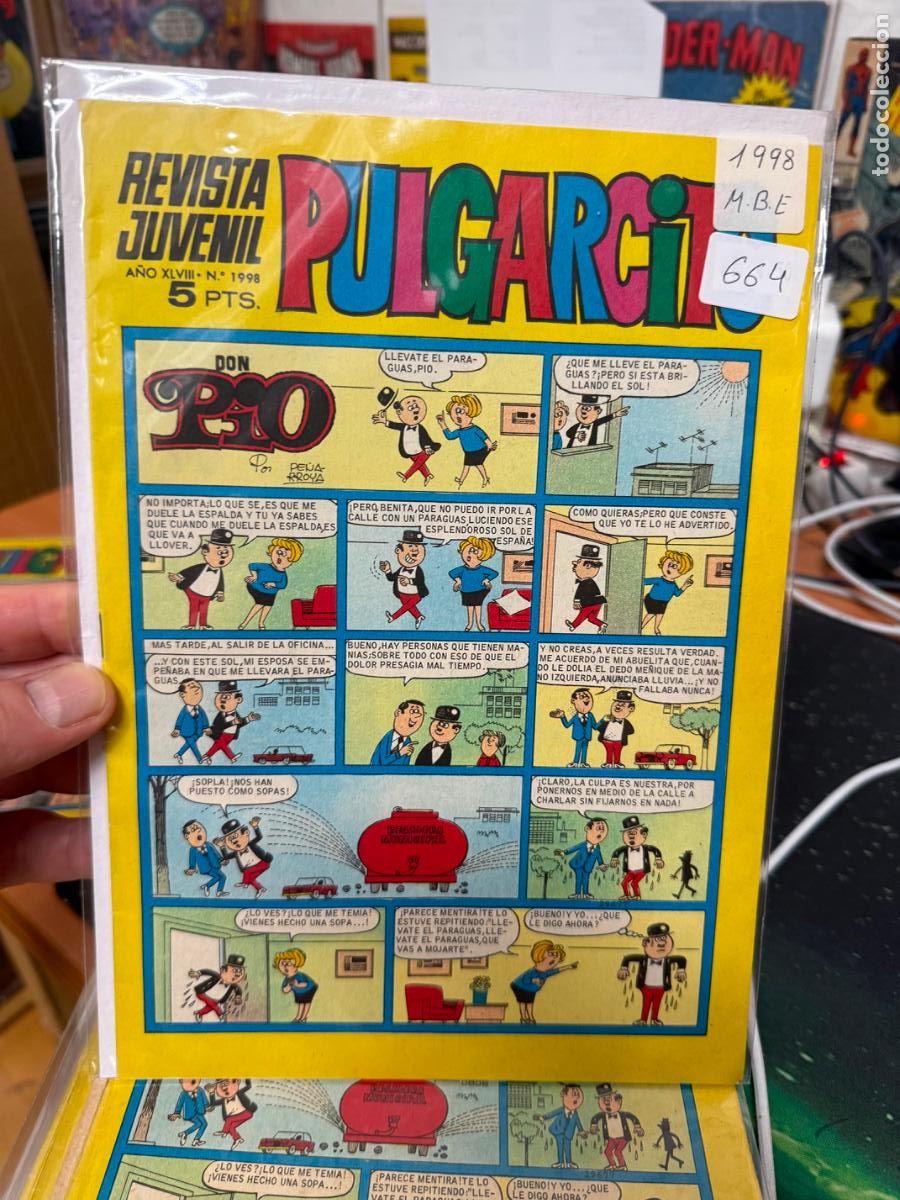 Tebeos: PULGARCITO EDITORIAL BRUGUERA NUMERO 1998