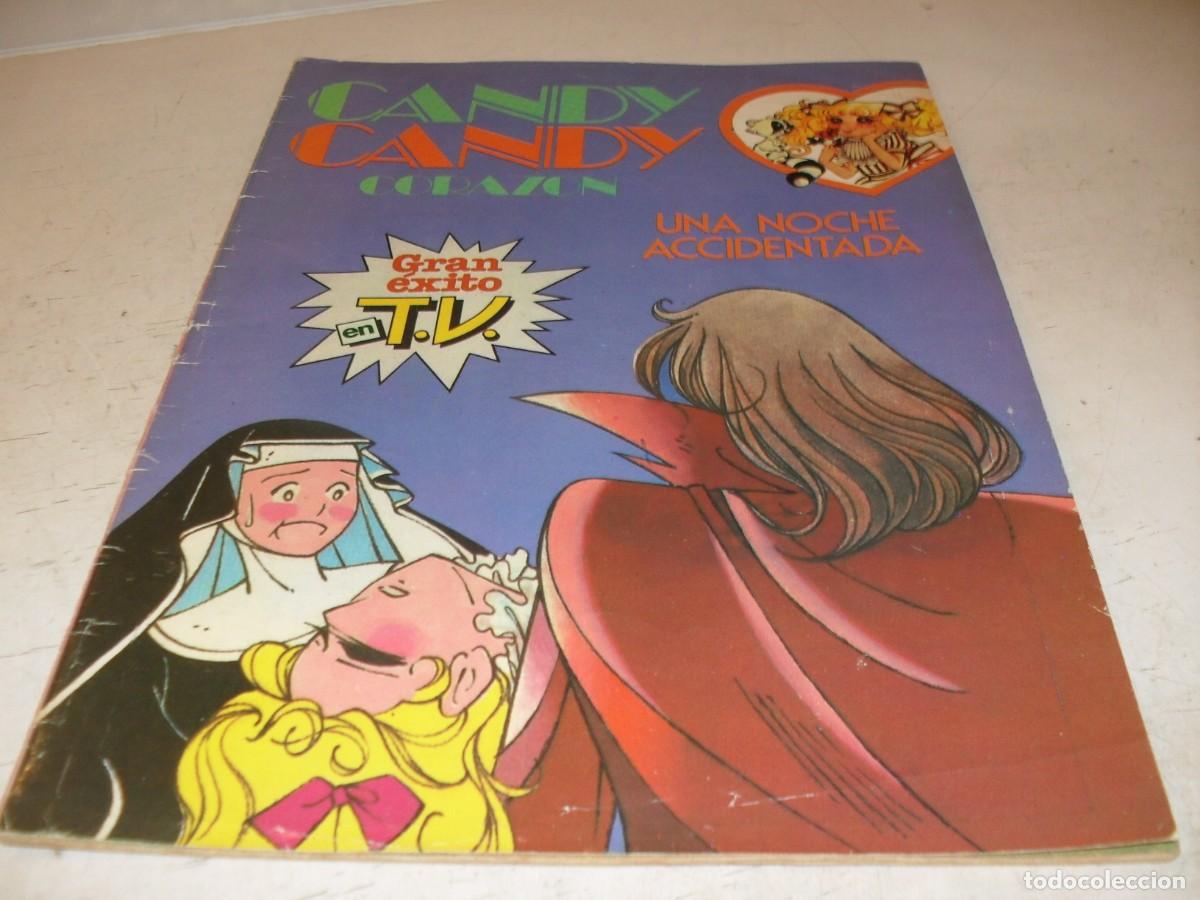 Tebeos: CANDY CANDY CORAZON,N&ordm; 19,CON POSTER,UNA NOCHE ACCIDENTADA,DE 26.BRUGUERA,1984