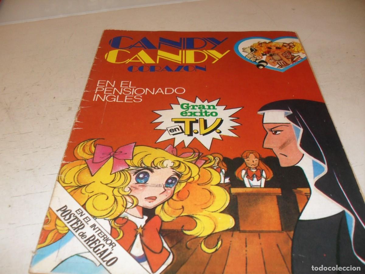 Tebeos: CANDY CANDY CORAZON,N&ordm; 15,CON POSTER,EN EL PENSIONADO INGLES,DE 26.BRUGUERA,1984