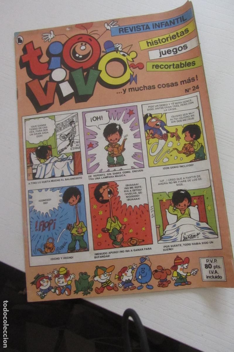Tebeos: TIO VIVO REVISTA INFANTIL N&ordm; 24 - BRUGUERA ARX218