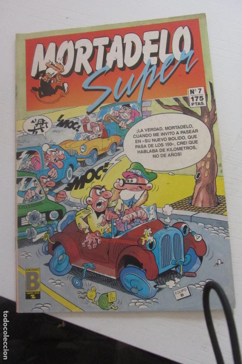 Tebeos: SUPER MORTADELO, N&ordm; 7, 1987 ediciones b ARX218