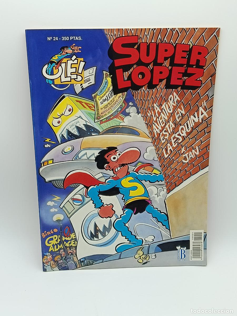 Tebeos: COMIC OLE N&ordm;24. SUPER LOPEZ. LA AVENTURA ESTA EN LA ESQUINA. MYJ.