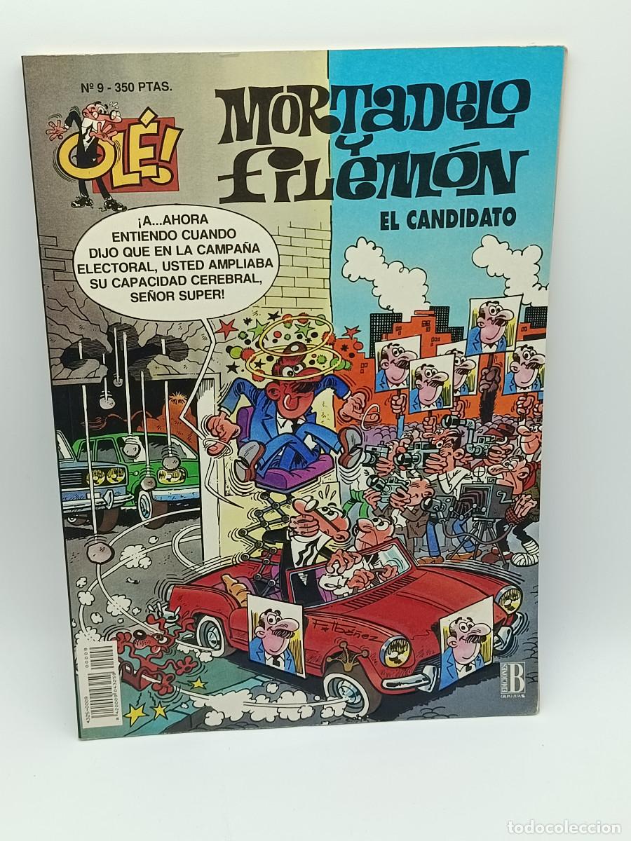 Tebeos: COMIC OLE N&ordm;9. MORTADELO Y FILEMON. EL CANDIDATO. 1993. MYJ.