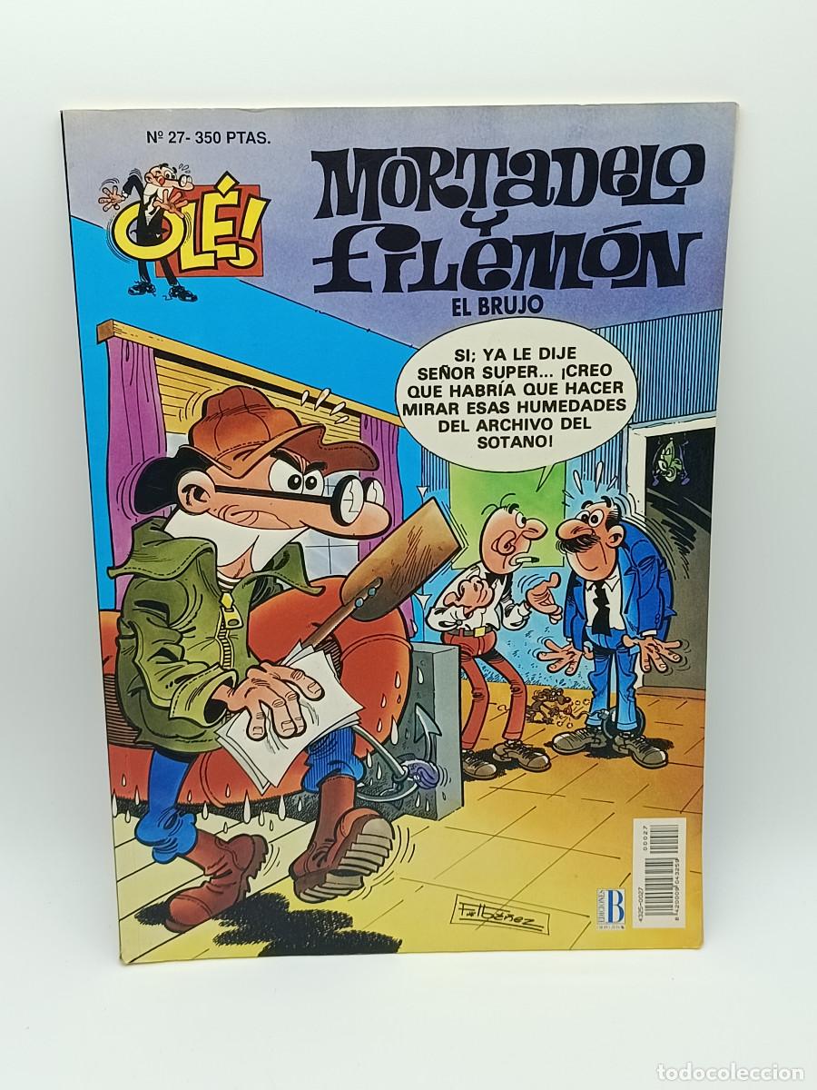 Tebeos: COMIC OLE N&ordm;27. MORTADELO Y FILEMON. EL BRUJO. 1993. MYJ.