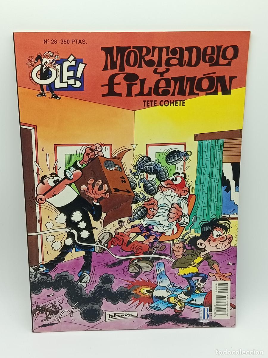 Tebeos: COMIC OLE N&ordm;28. MORTADELO Y FILEMON. TETE COHETE. 1993. MYJ.