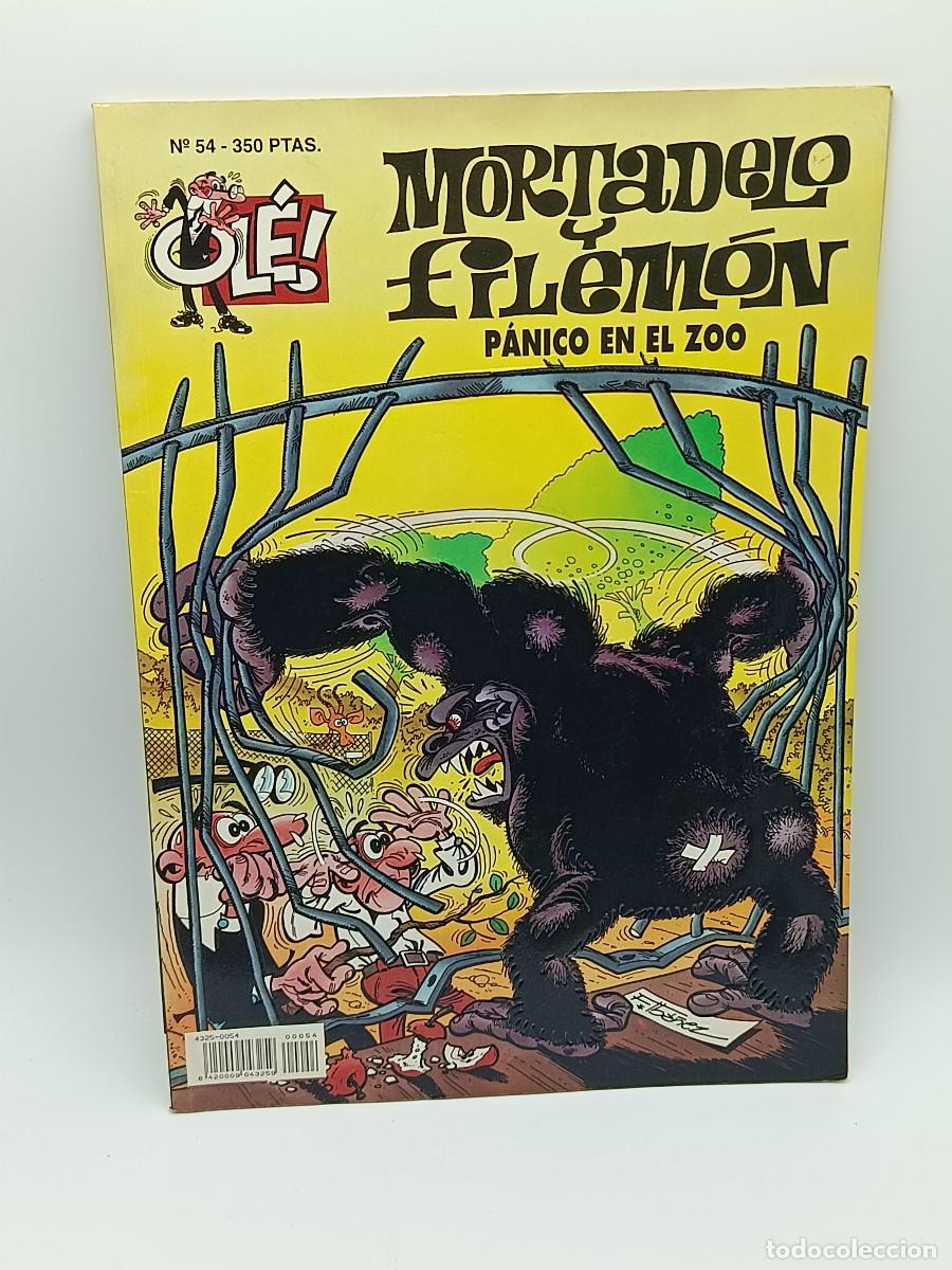 Tebeos: COMIC OLE N&ordm; 54. MORTADELO Y FILEMON. PANICO EN EL ZOO. 1994. MYJ.