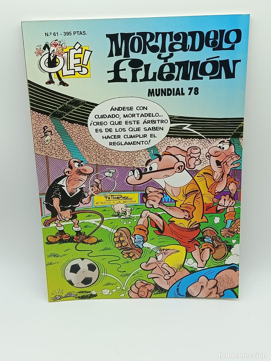 Tebeos: COMIC OLE N&ordm; 61. MORTADELO Y FILEMON. MUNDIAL 78. 1995. MYJ.