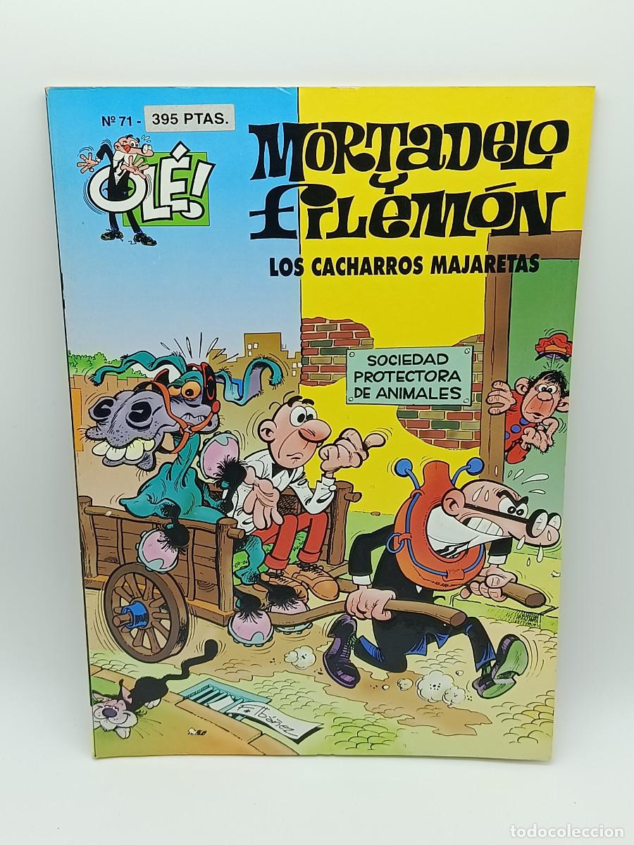 Tebeos: COMIC OLE N&ordm; 71. MORTADELO Y FILEMON. LOS CACHARROS MAJARETAS. 1994. MYJ.