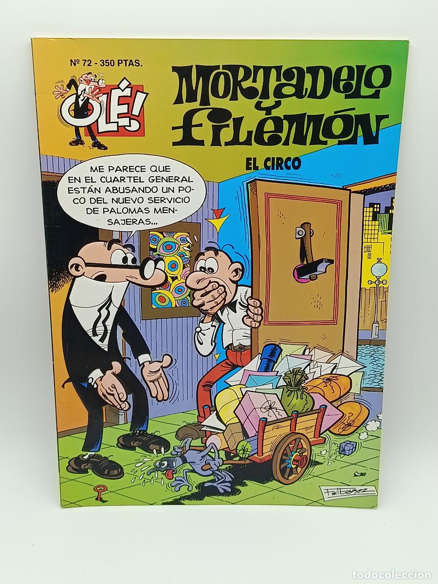 Tebeos: COMIC OLE N&ordm; 72. MORTADELO Y FILEMON. EL CIRCO. 1994. MYJ.