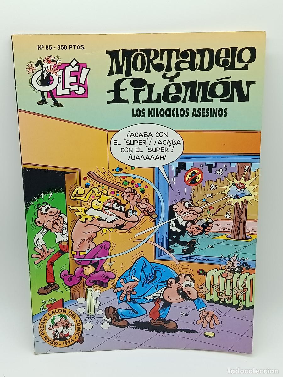 Tebeos: COMIC OLE N&ordm; 85. MORTADELO Y FILEMON. LOS KILOCICLOS ASESINOS. 1994. MYJ.