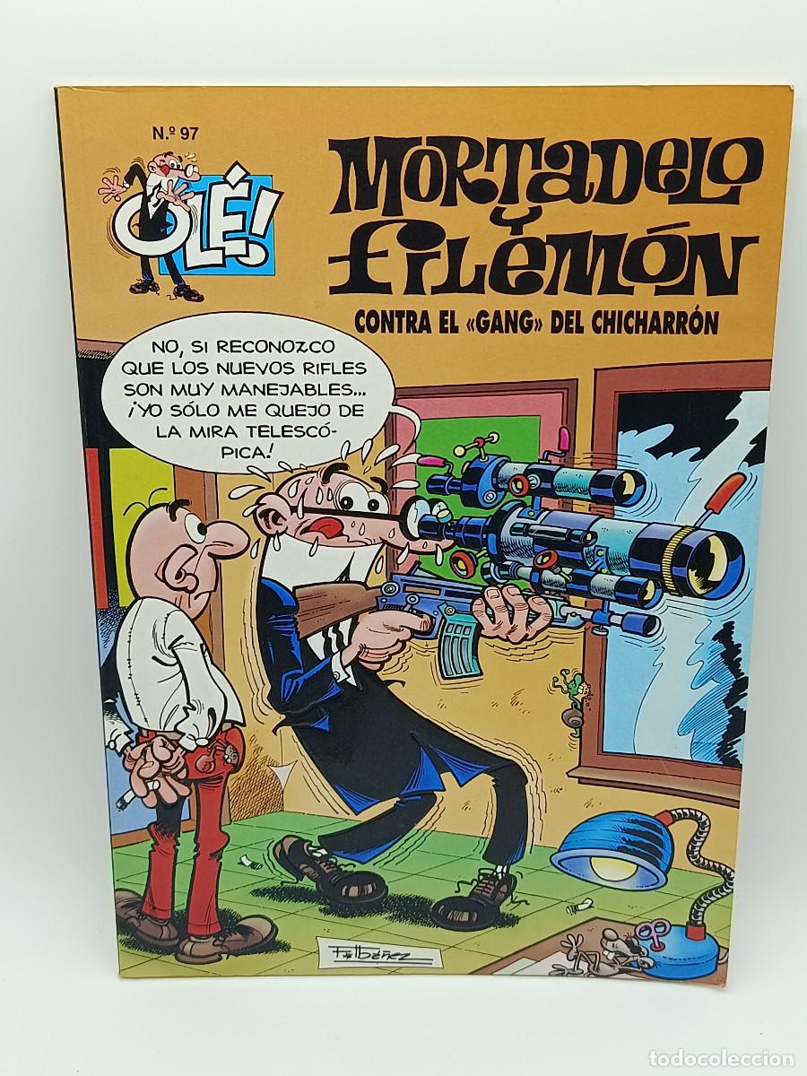 Tebeos: COMIC OLE N&ordm; 97. MORTADELO Y FILEMON. CONTRA EL GANG DEL CHICHARRON. 1995. MYJ.