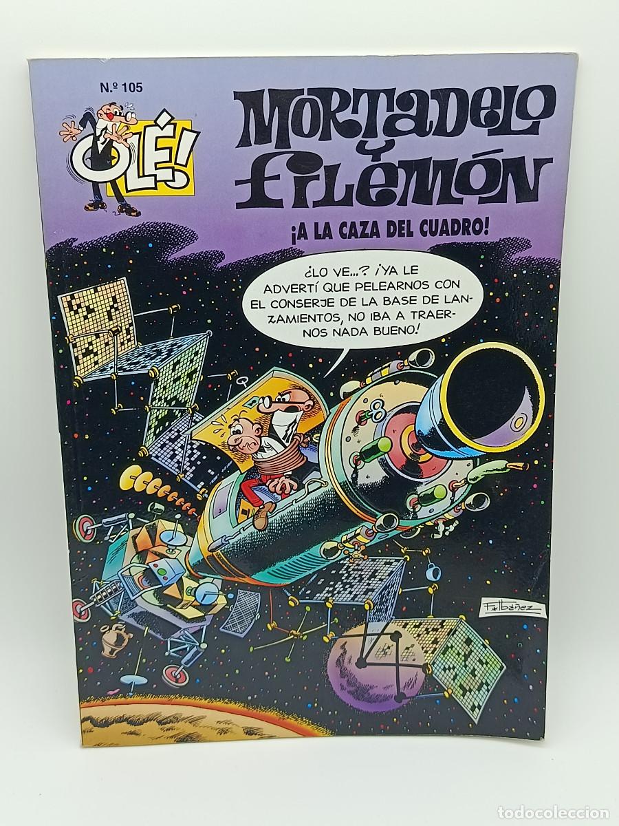 Tebeos: COMIC OLE N&ordm; 105. MORTADELO Y FILEMON. A LA CAZA DEL CUADRO. 1995. MYJ.