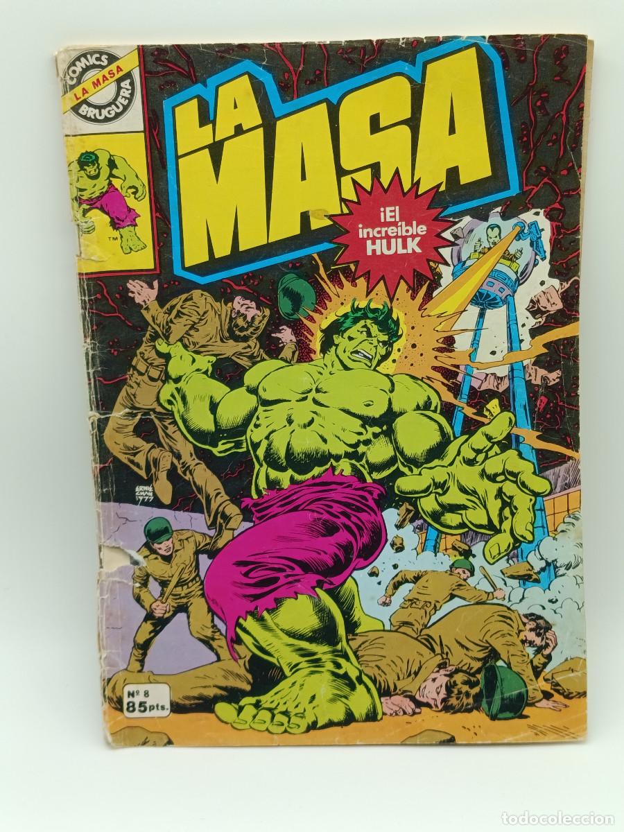 Tebeos: COMIC LA MASA. EL INCREIBLE HULK. N&ordm;8. BRUGUERA. MYJ.