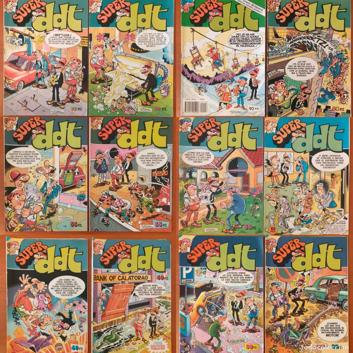 Tebeos: SUPER DDT LOTE 12 N&ordm; EDITORIAL BRUGUERA
