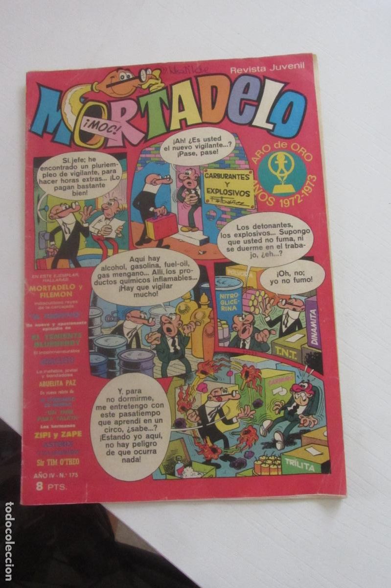 Tebeos: MORTADELO - A&Ntilde;O IV- N&ordm; 175 BRUGUERA BUEN ESTADO ARX219